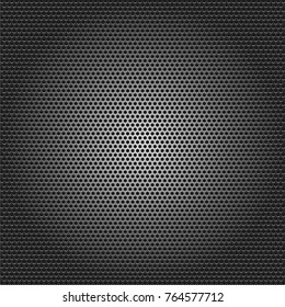 Black metallic background, vector illustration