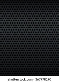 A black metallic mesh grill background. Vector EPS 10 available.