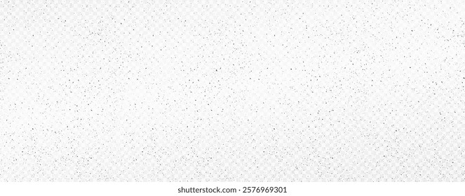 Black micro dust isolated on transparent background. Background with little noisy black particles. Texture grunge background with black dust