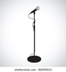 Mic Stand Images Stock Photos Vectors Shutterstock