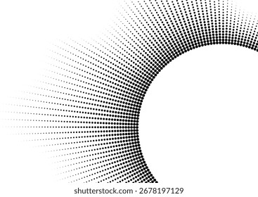 Schwarzes minimales Ton-Equalizer-Halbtonmuster, abstrakter Hintergrund. Geometrisches Konzept, Vektordesign