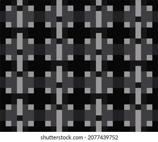 Afiche de arte cuadrado de ladrillo geométrico de color negro con formas y figuras simples. Resumen de diseño de patrones oscuros del vector de puntos para banners web, presentaciones de negocios, marca, fondo de pantalla