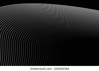 Black minimalistic halftone lines background. Line gradient design.