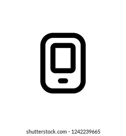 Black Mobile Icon