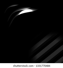Black modern background design vector