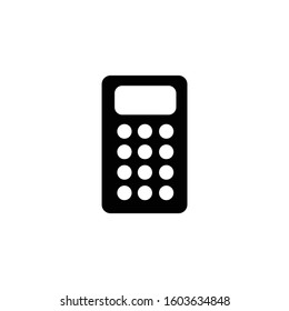 black and modern calculator icon