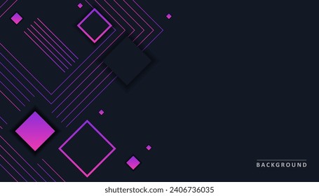 Black Modern Corporate Purple Gradient Lines Background