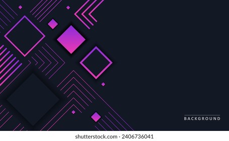 Black Modern Corporate Purple Gradient Lines Background
