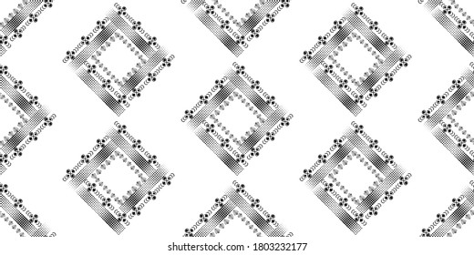 Black modern hand drawn line on white background, seamless pattern. Simple design for fabric and textile, wallpaper, packaging.