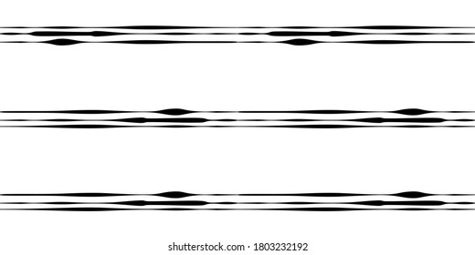 Black modern hand drawn line on white background, seamless pattern. Simple design for fabric and textile, wallpaper, packaging.