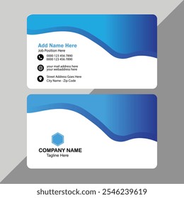 Black Modern pink blue Professional Business Card Template Elegant Modern Recent Creative Corporate Present Design 