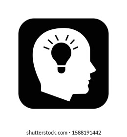 Black and modern smart brand line icon