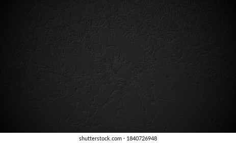 Black modern texture. Abstract background. Wall texture. Vector illustration.