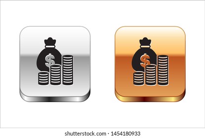 Bag Of Silver Coins Stock Illustrations Images Vectors - 