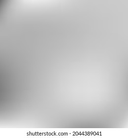 Black Monochrome Dark Silver Gradient Mesh. Metallic Aluminium White Liquid Gradient Backdrop. Digital Grey Minimal Empty Blurred Texture. Smooth Watercolor Trendy Vector Blurry Wallpaper.
