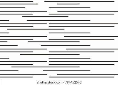black monochrome different size horizontal lines. stripes wallpaper concept. vector background for web and print.