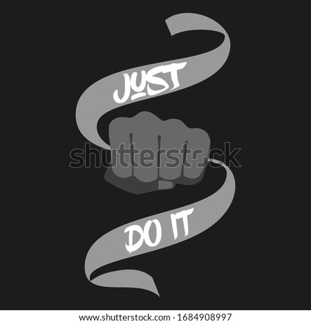 Similar – Image, Stock Photo Just do it! Make
