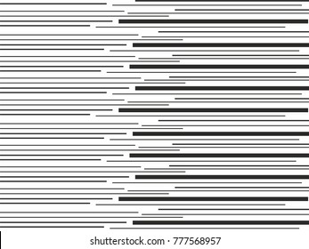 black monochrome lines striped textured horizontal vector background