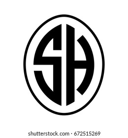 Vintage Monogram Sh Images, Stock Photos & Vectors | Shutterstock