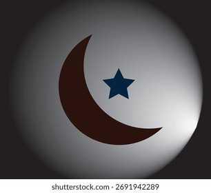 black moon with black sky