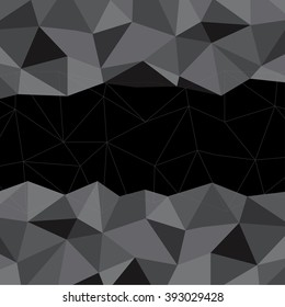 Black Mosaic Background, Vector illustration, Creative Business Design Templates