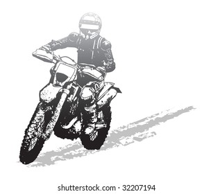black motorbike