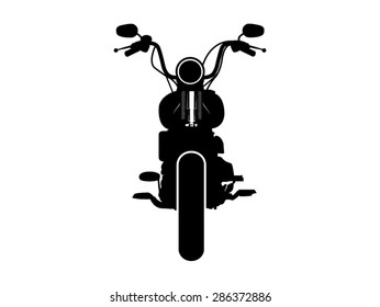 Black motorcycle