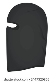 Black motorcycle cap. vector illustration