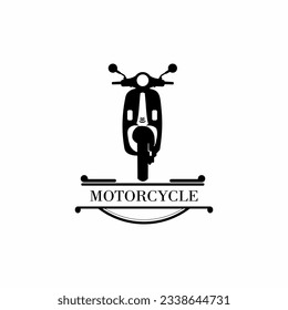 black motorcycle illustration image, suitable for the automotive business