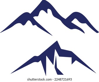 black Mountain  icons vector design 