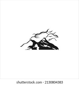 black Mountain Logo Design template