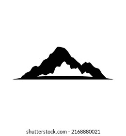 Logo del pico de montaña negra