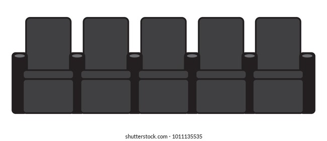 Black Movie Theater Seats