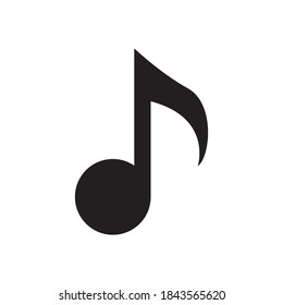 Black Music Logo Icon design 