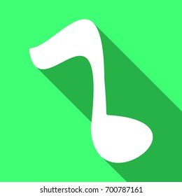 black music note