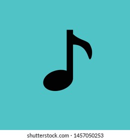 black music note design vector illustration