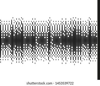 Black music sound waves. Vector Audio technology. Auto Player, equalizer technology, pulse musical.