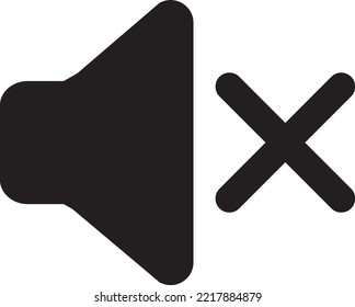 El icono del altavoz silenciado negro es editable.
