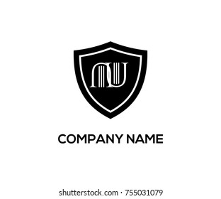 black mw logo law