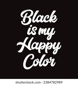 black is my happy color text on black background.