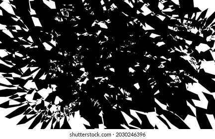 papel pintado de patrón misterioso negro en el estilo de la op art