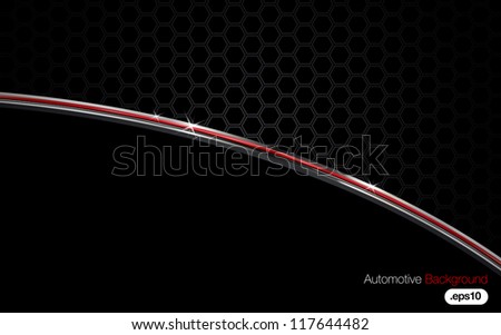 Black n Chrome Automotive Background