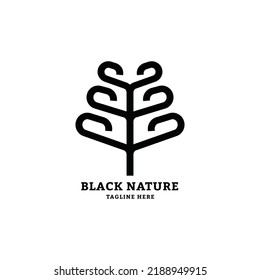 black nature logo nature logo