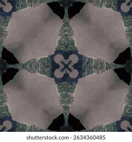 Black Navy Beige Geometric Vector Pattern