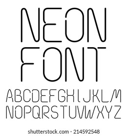 33,080 Neon letters on white background Images, Stock Photos & Vectors ...