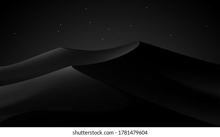 desert background clipart black