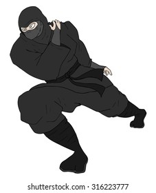 black ninja draw