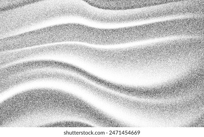 Black noise sand dust dots halftone background, fabric gradation with grainy texture pattern