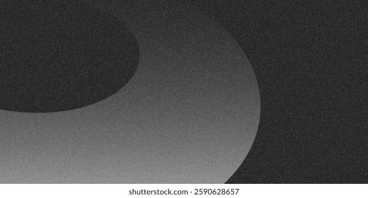 Black Noise Stipple Dots Halftone Gradient Vector Dynamic Textured Background.