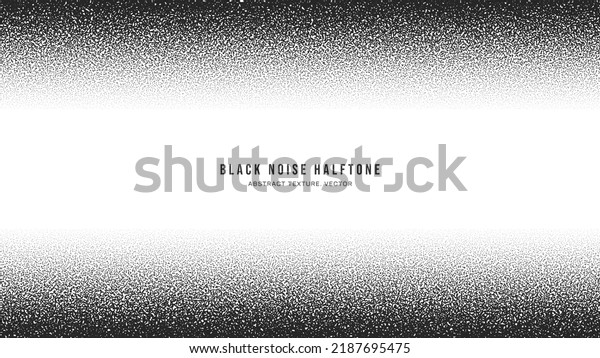 Black Noise Stipple Dots Halftone Gradient\
Vector Horizontal Border Isolated On White. Hand Drawn Dotwork\
Abstract Grungy Grainy Texture. Pointillism Art Abstraction Dotted\
Graphic Grunge\
Illustration